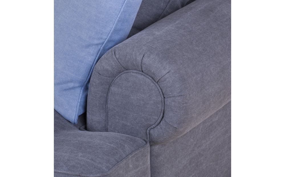 Chelsea 200cm stylowa sofa z luźnymi poduszkami