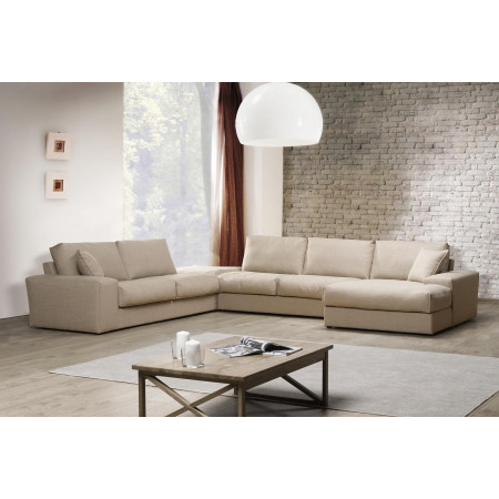 Dawson komfortowa narożna sofa z szezlongiem 306 x 368 x 165 cm