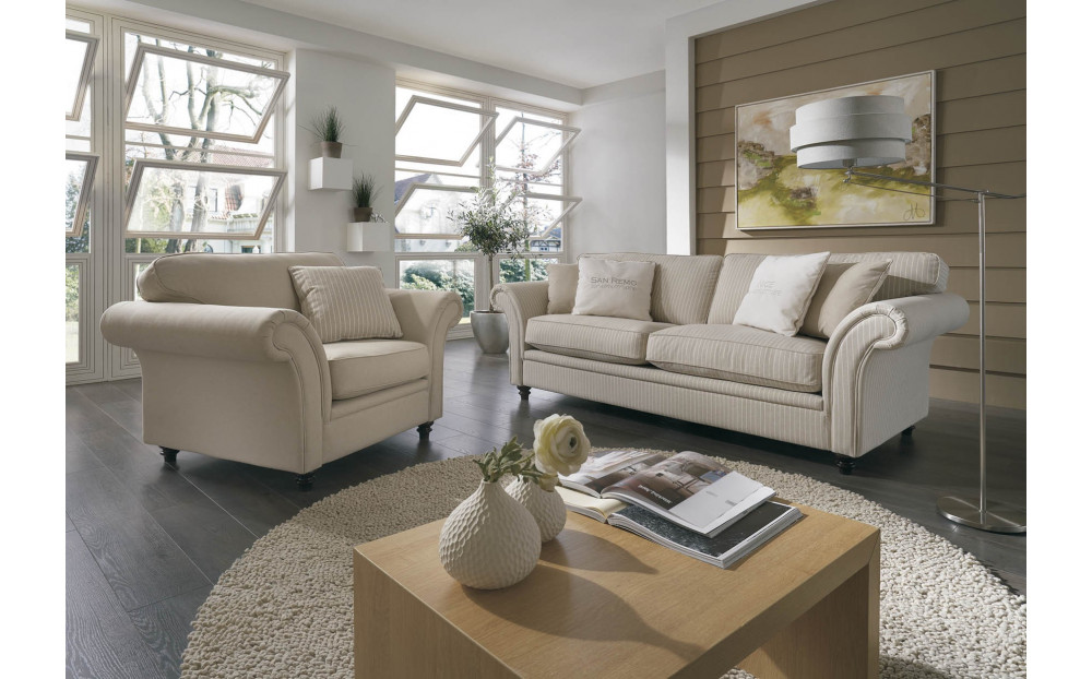 San Remo stylowa sofa 3-osobowa