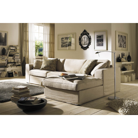 Fabien rozkładana sofa 275x190cm z szezlongiem i zdejmowanym pokrowcem