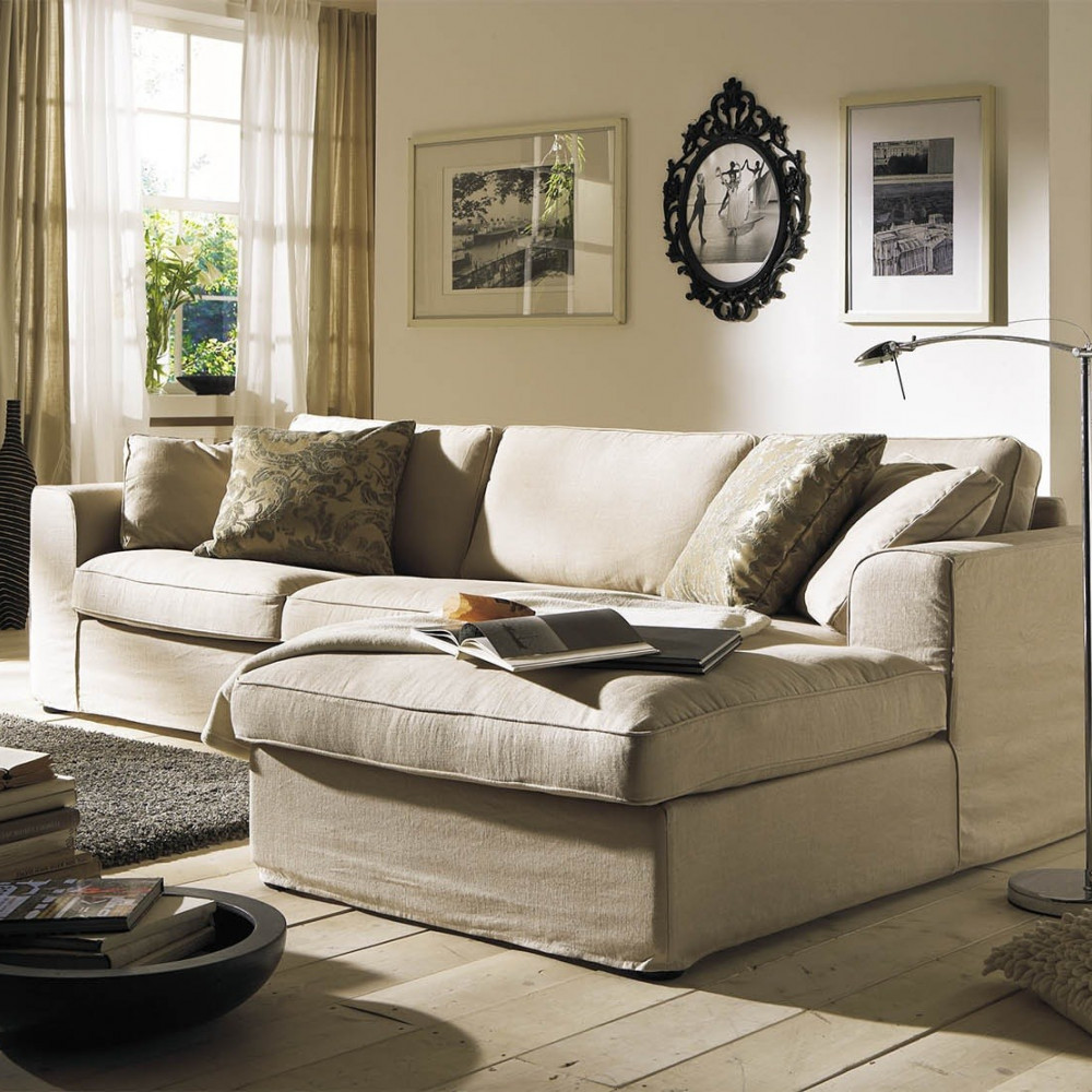 Fabien sofa 190 cm x 299 cm z szezlongiem i zdejmowanym pokrowcem