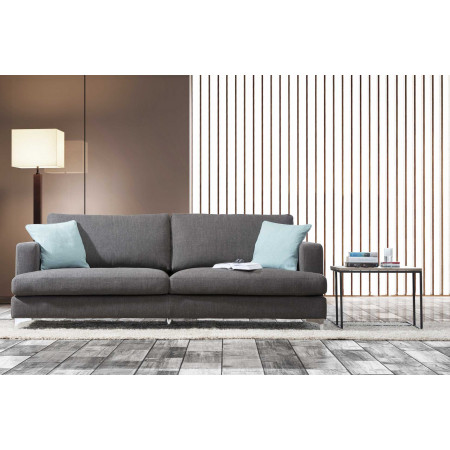Vincenza nowoczesna sofa z chromowanymi nogami 232 cm