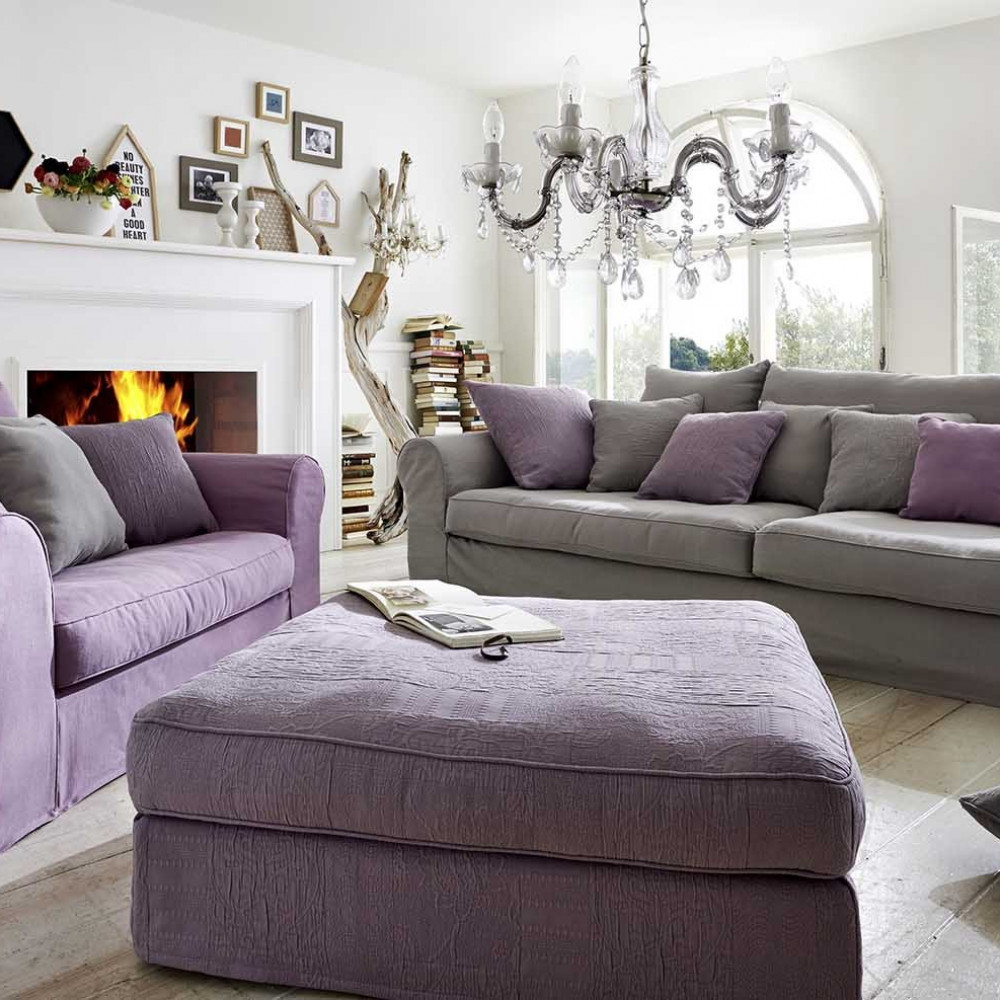 Gand stylowa sofa 320 cm z luźnym pokrowcem