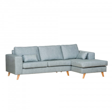 Ferrara nowoczesna sofa narożna z szezlongiem 257x367x190cm